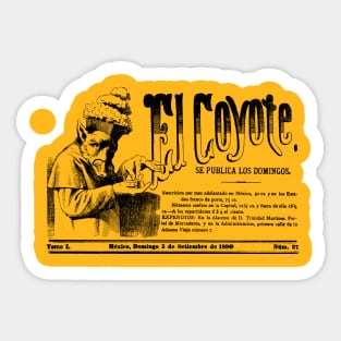 El Coyote Sticker